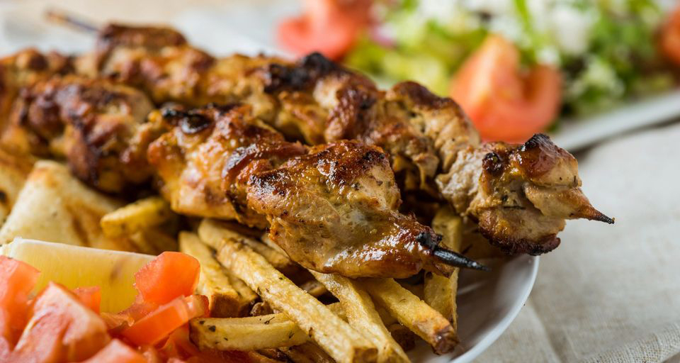 Pork souvlaki at Nick the Greek in Santa Rosa. (Nick the Greek)