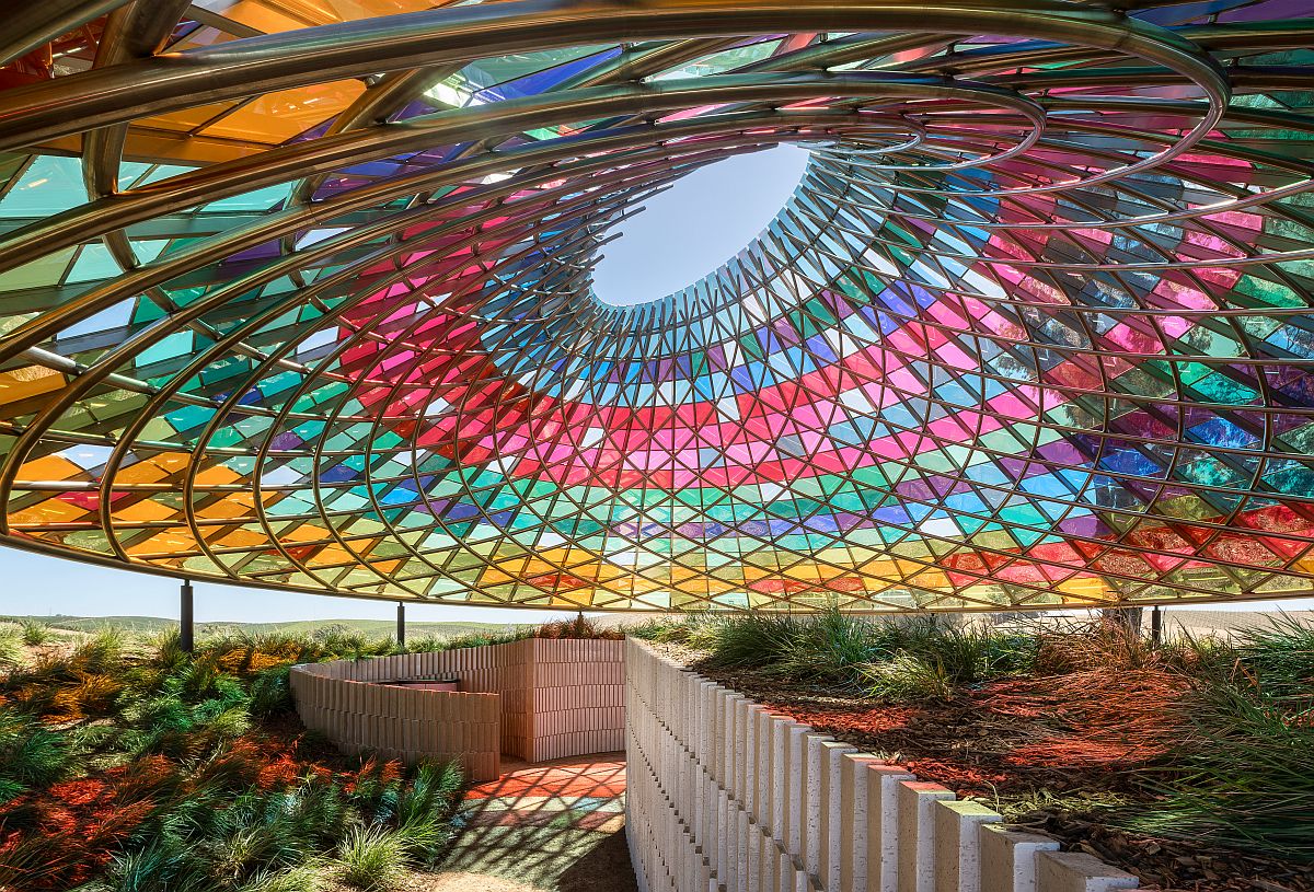 The Vertical Panorama Pavilion at The Donum Estate in Sonoma. (The Donum Estate)