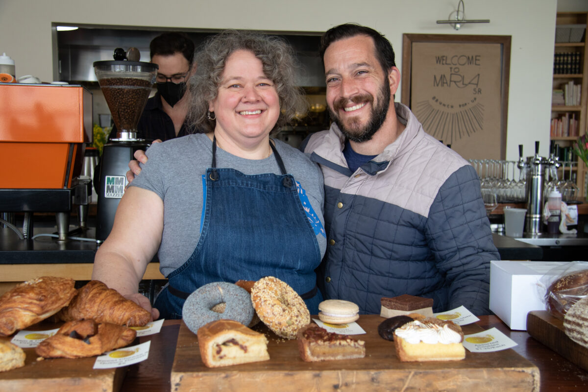 Amy Brown and Joe Wolf of Marla Bakery. (Heather Irwin/The Press Democrat)