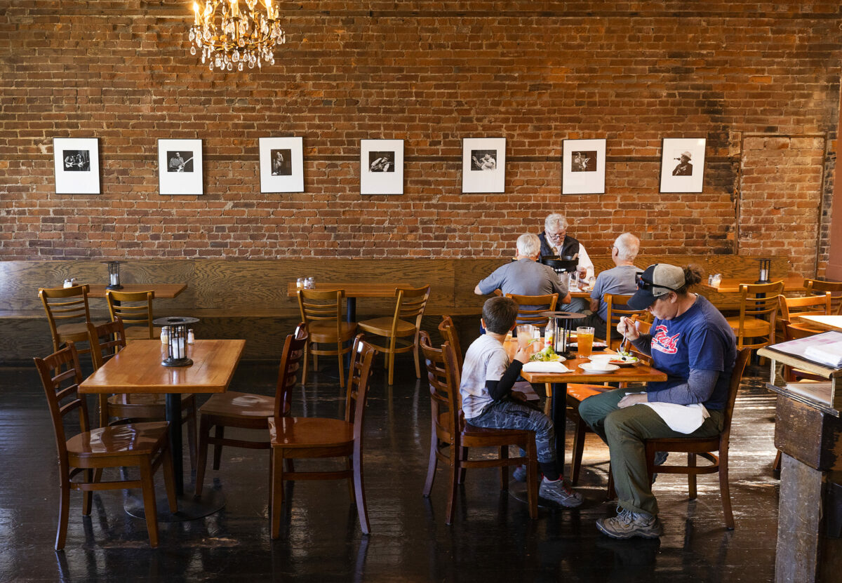 Old Chicago Pizza in Petaluma has been around since 1978, but the original building is from the 1870s with additions in 1911. (John Burgess / The Press Democrat)