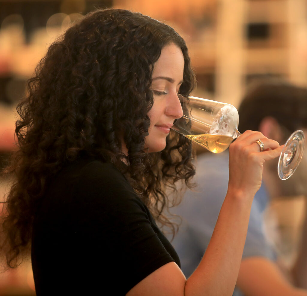 Alex Sarovich, wine directorate Little Saint in Healdsburg, July 27, 2022. (Kent Porter / The Press Democrat) 2022