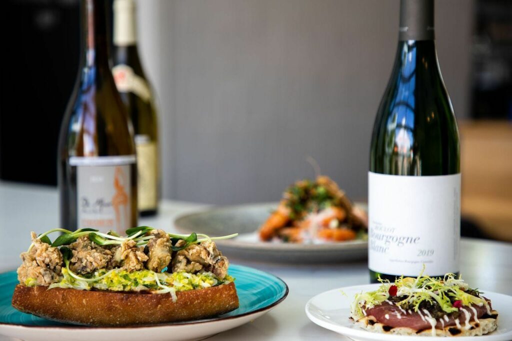 A selection of dishes from Oyster, a new Parisian-style seafood cafe opening in Sebastopol. (Oyster)