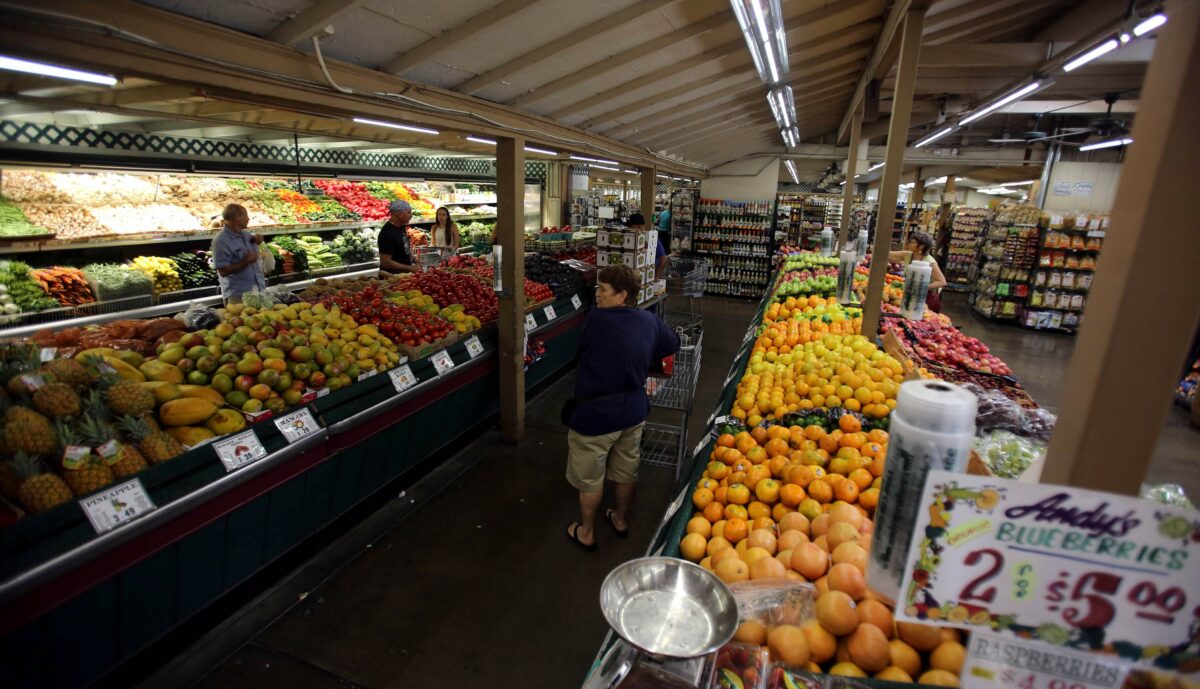Andy's Produce Markets in Sebastopol Wednesday, May 7, 2014. (Crista Jeremiason / The Press Democrat)
