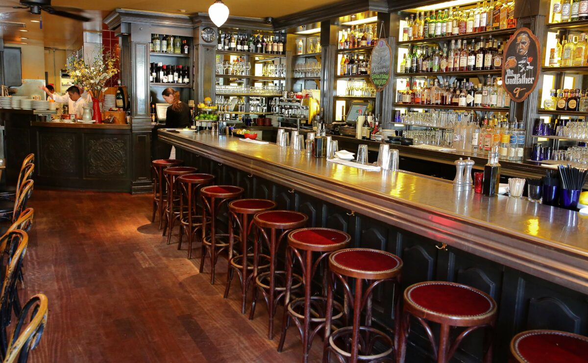 The bar at Underwood Bar and Bistro in Graton. (Christopher Chung / The Press Democrat)