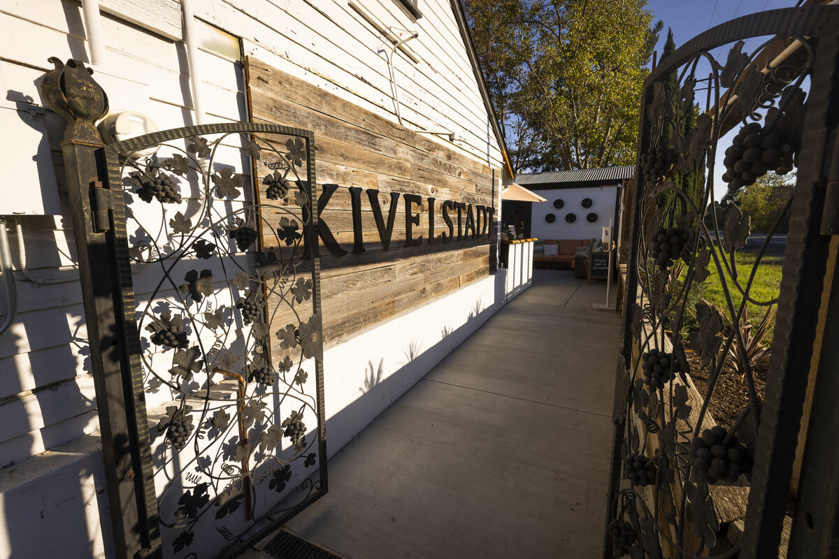 Kivelstadt Cellars and Winegarten at the corner of Highway 12 and Highway 121 in Sonoma Thursday, October 20, 2022. (John Burgess/The Press Democrat)