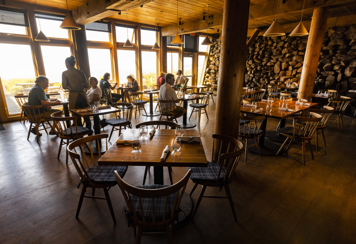 The Coast Kitchen at the Timber Cove Resort on the Sonoma Coast September 6, 2022. (John Burgess/The Press Democrat)