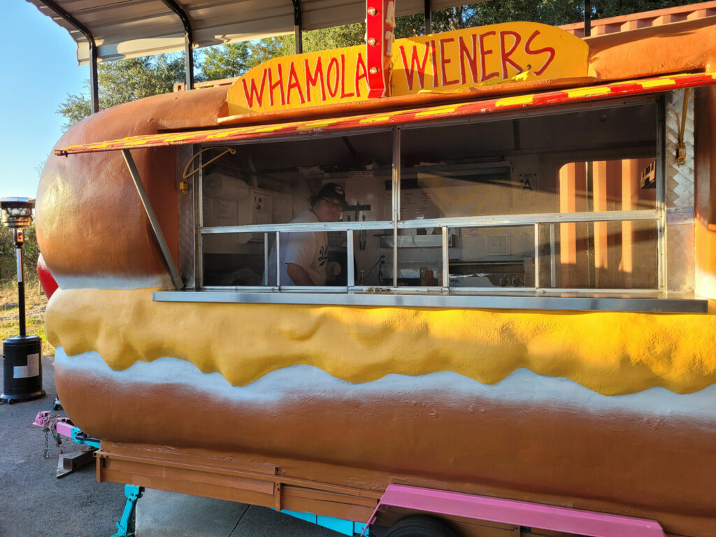 Whamola Wieners at Claypool Cellars in Sebastopol. (Heather Irwin/The Press Democrat)