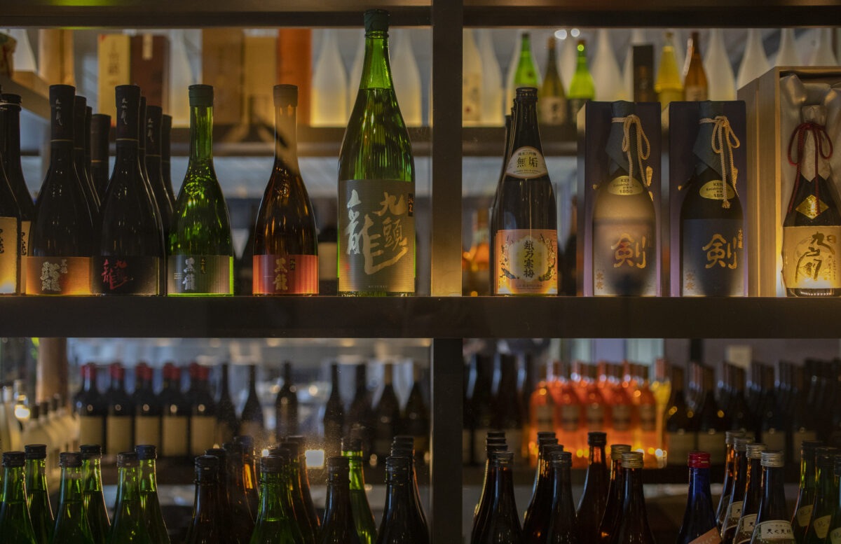 Sake at Hana Japanese Restaurant in Rohnert Park September 21, 2022. (Chad Surmick / The Press Democrat)
