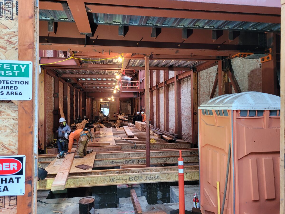 Goodnight's Healdsburg under construction