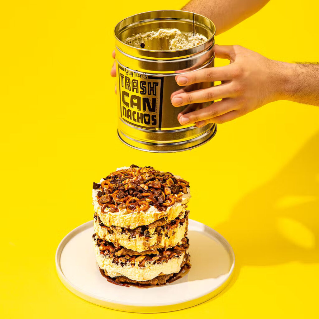 Guy Fieri's Trash Can Dessert Nachos. (Photo courtesy of Goldbelly)