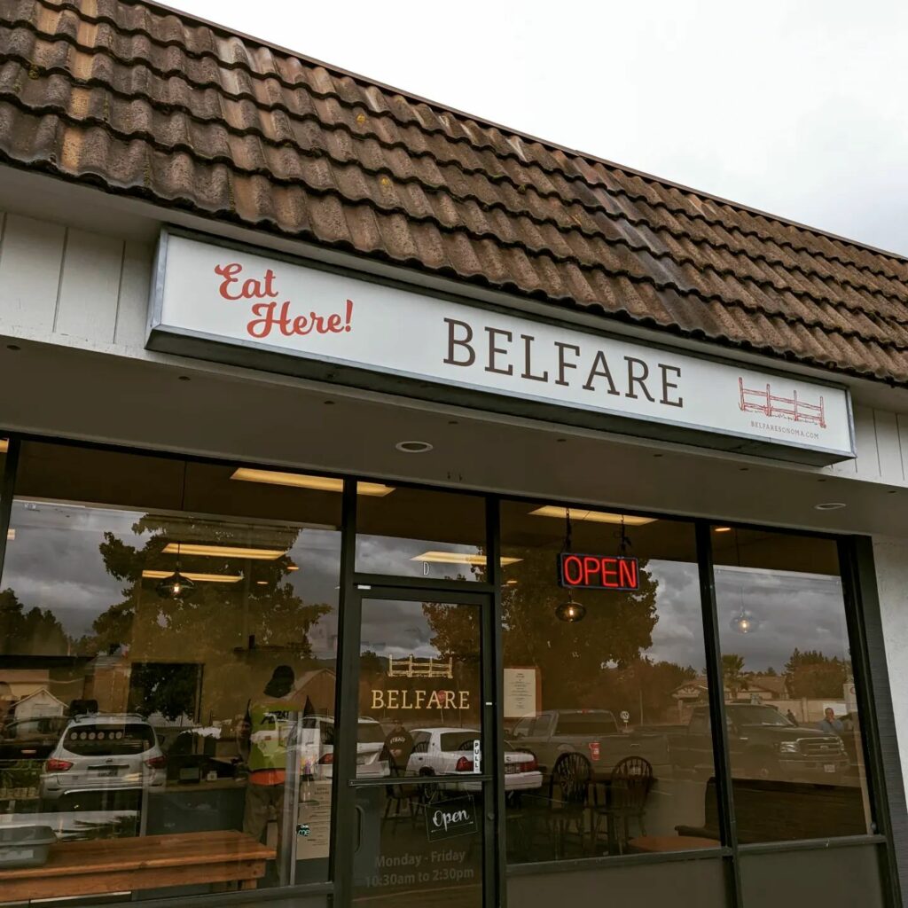 Belfare opened in the old Sarah's Eats and Sweets location. (Courtesy of Barbers Cellars)
