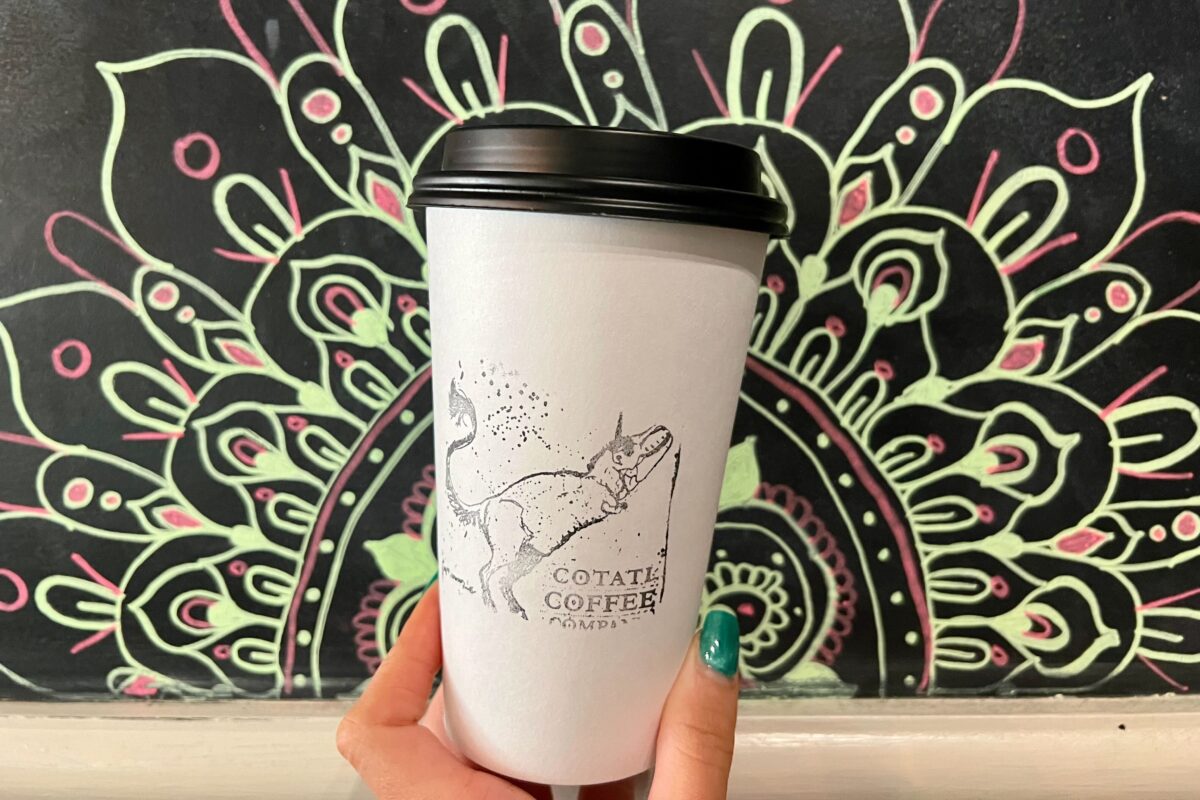 Cotati Coffee’s Brown Butter Bourbon Caramel mocha is smooth as silk. (Lonnie Hayes)