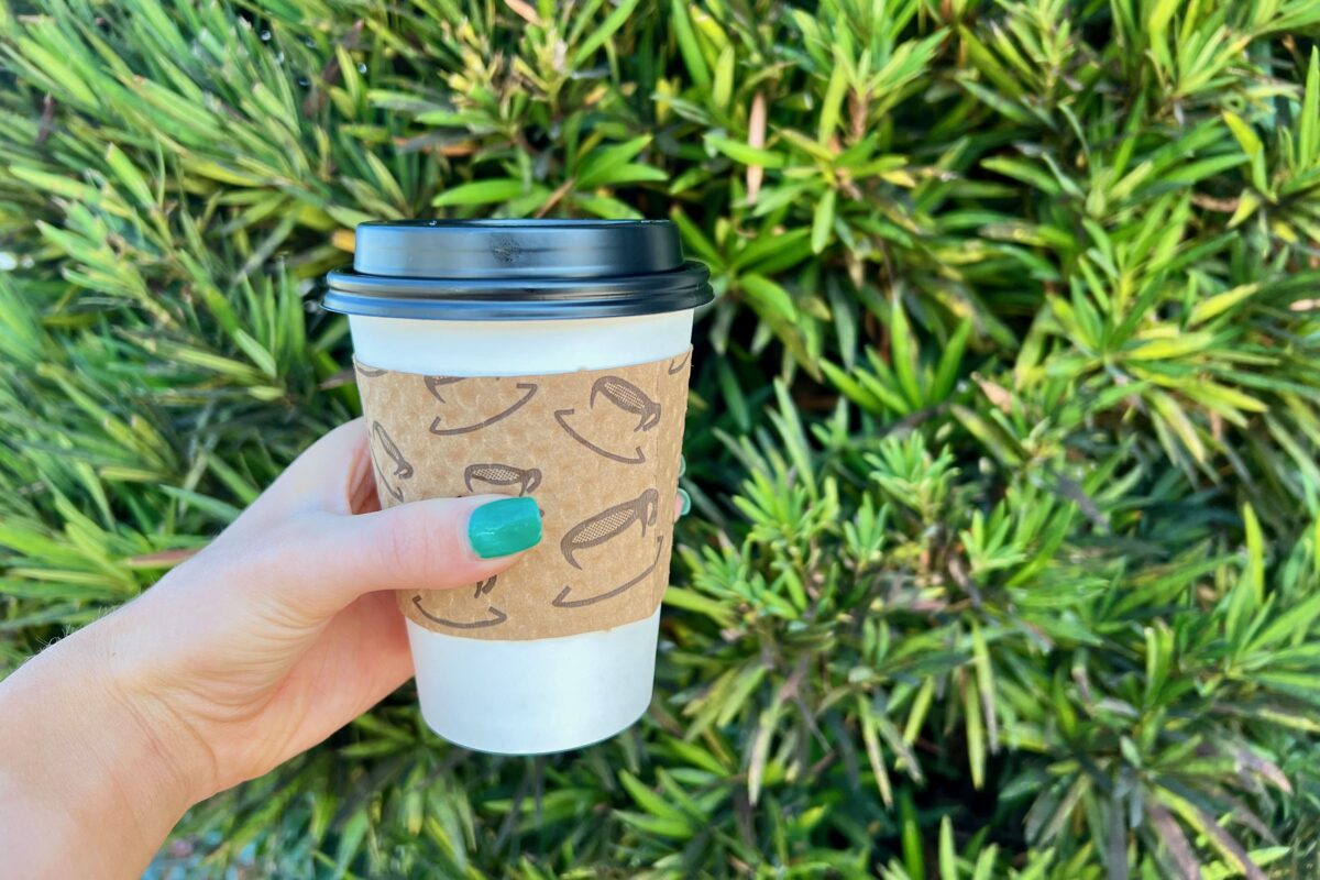 A steamy, sage latte with a hint of maple from Honey Badger Coffee House. What’s not to love? (Lonnie Hayes)