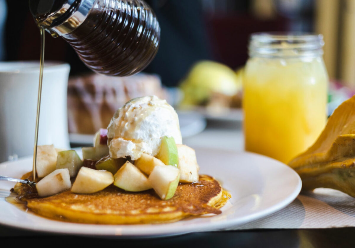 Pancakes at Americana. (Americana)