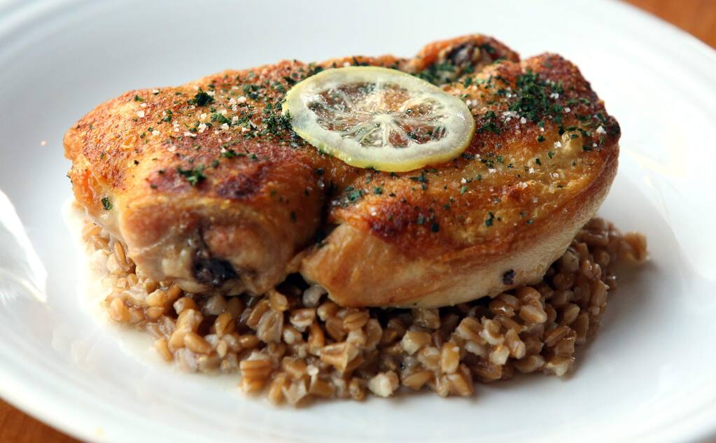 Brick Chicken at Glen Ellen Star. (Crista Jeremiason/The Press Democrat)