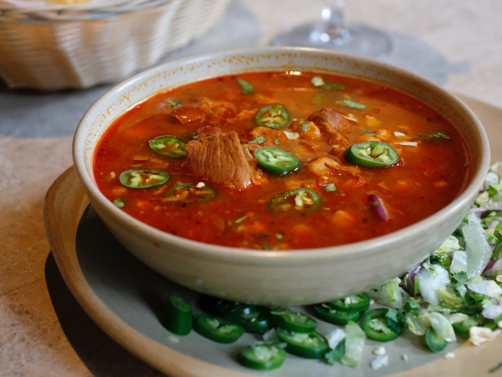 Pork Posole at La Rosa Tequileria & Grille in Santa Rosa, on Tuesday, August 11, 2015. (BETH SCHLANKER/ The Press Democrat)