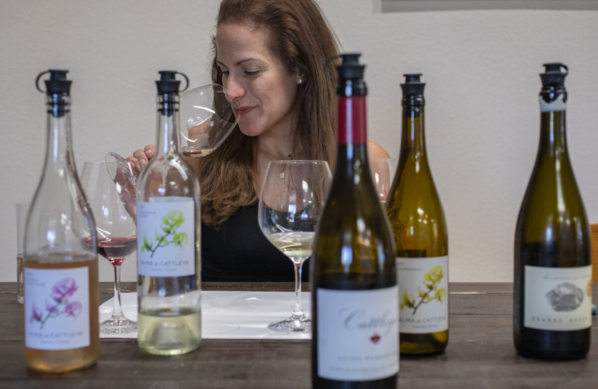 Bibiana González Rave makes wine for several labels, including Shared Notes with her husband, Jeff Pisoni. (Chad Surmick / The Press Democrat)