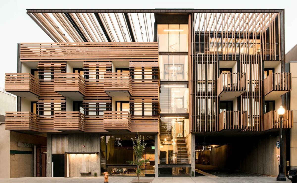 The ultra-modern Harmon Guest House in Healdsburg. (Harmon Guest House)