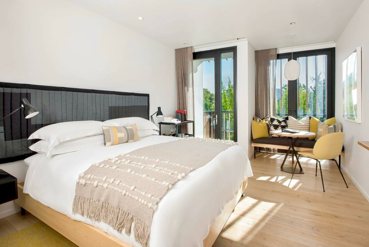 A king room at Harmon Guest House in Healdsburg. (Harmon Guest House)