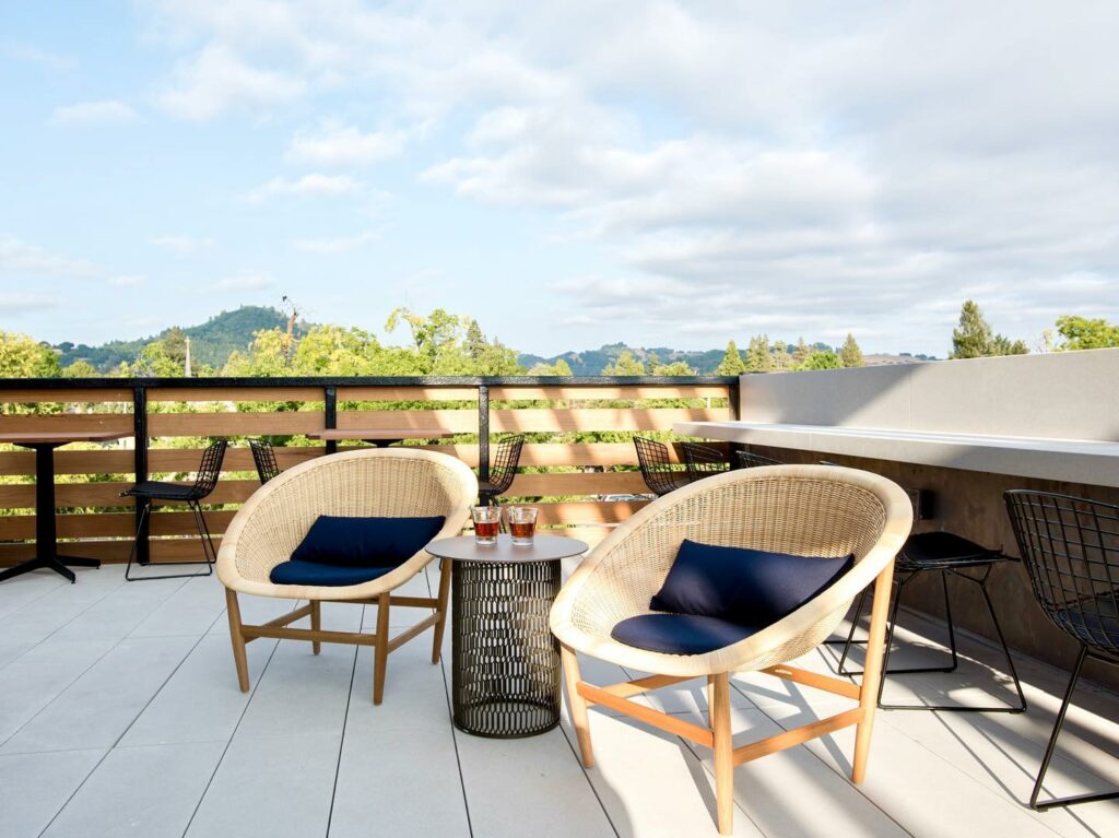 Harmon Guest House has a popular rooftop bar, for sipping cocktails with a view. (Harmon Guest House)