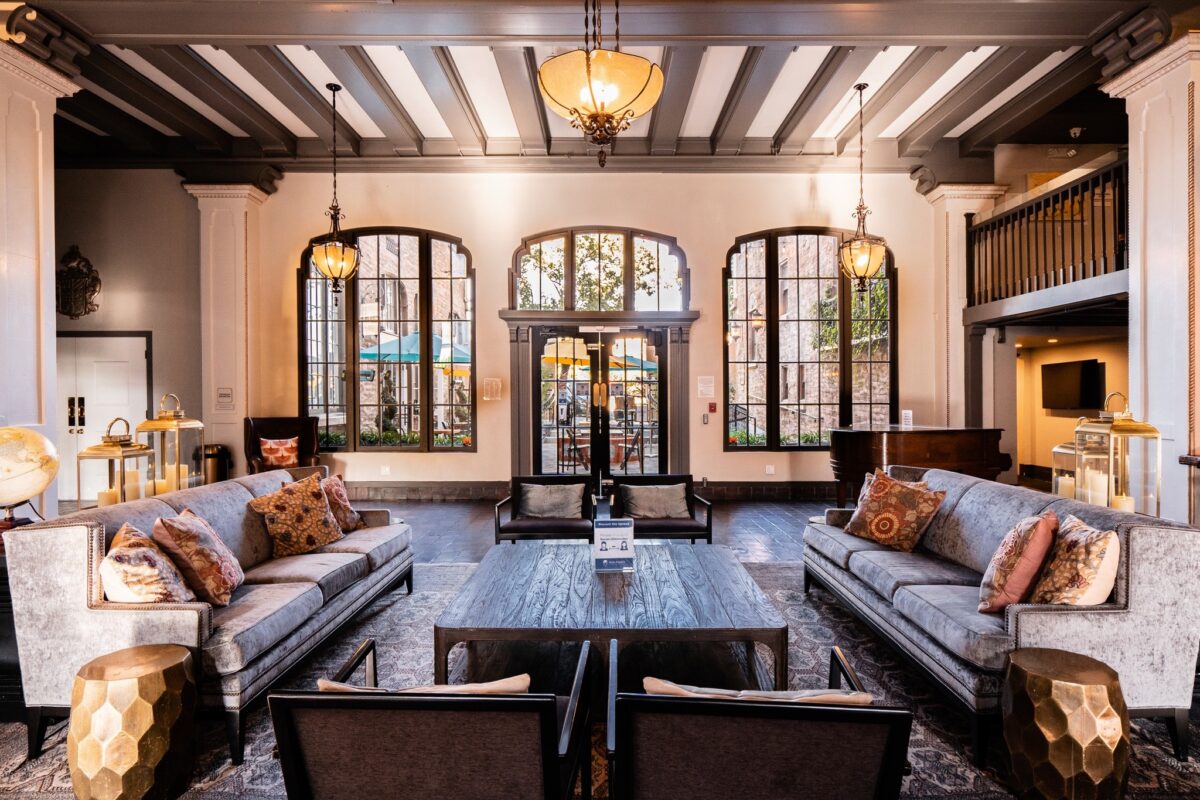 Inside the lobby at Hotel Petaluma. (Courtesy photo)