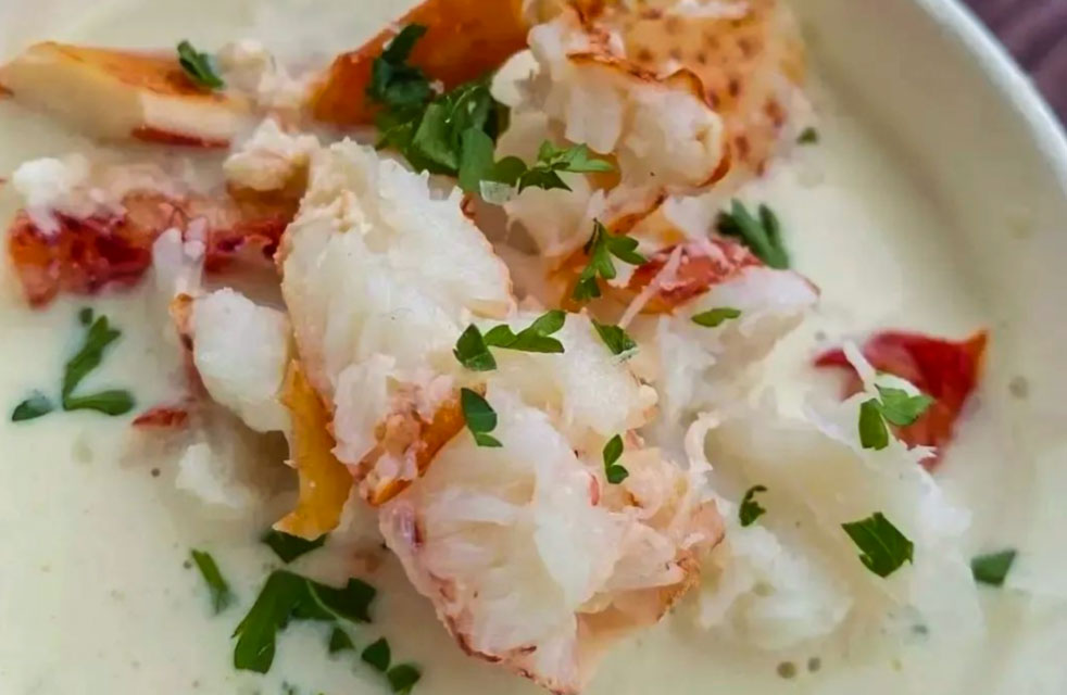 Lobster Chowder (or Lobstaah Chowdaah as Chad calls it) from Chad's Soup Shack. (Chad's Soup Shack)