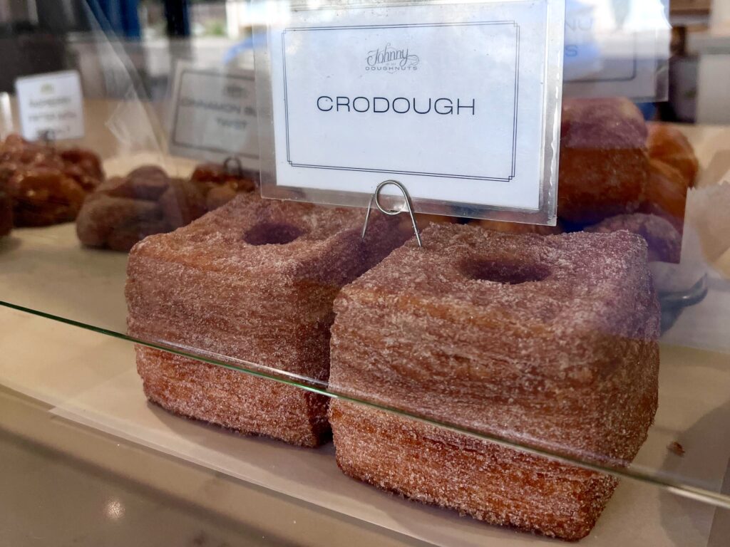 Made with locally sourced ingredients, right behind the counter, the crodough is an absolute standout at Johnny Doughnuts. (Lonnie Hayes) 
