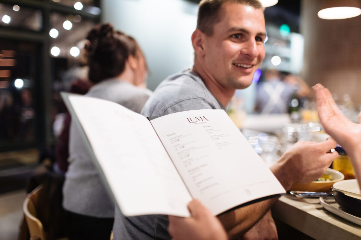 Opening night at Luma Bar & Eatery in Petaluma. (wool + son)
