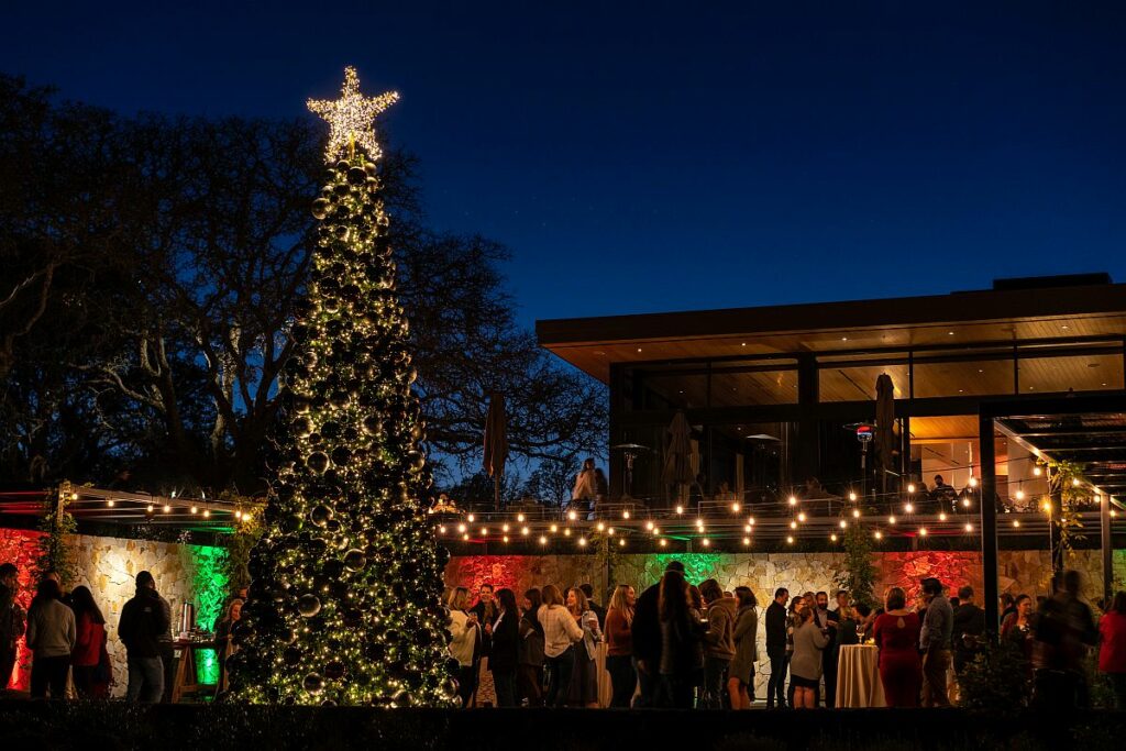 Montage Healdsburg is decorated for the holidays. (Emma K Creative)