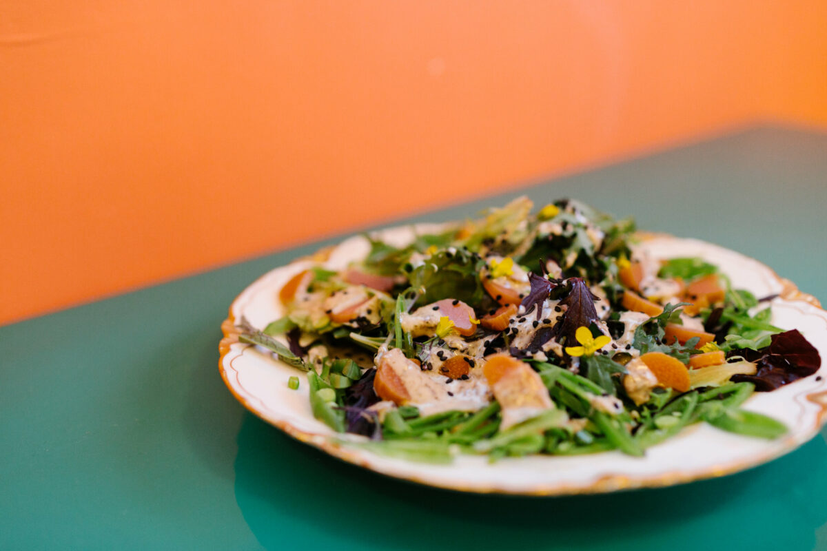 Seasonal salad from Fog Eater Cafe in Mendocino. (Fog Eater Cafe)