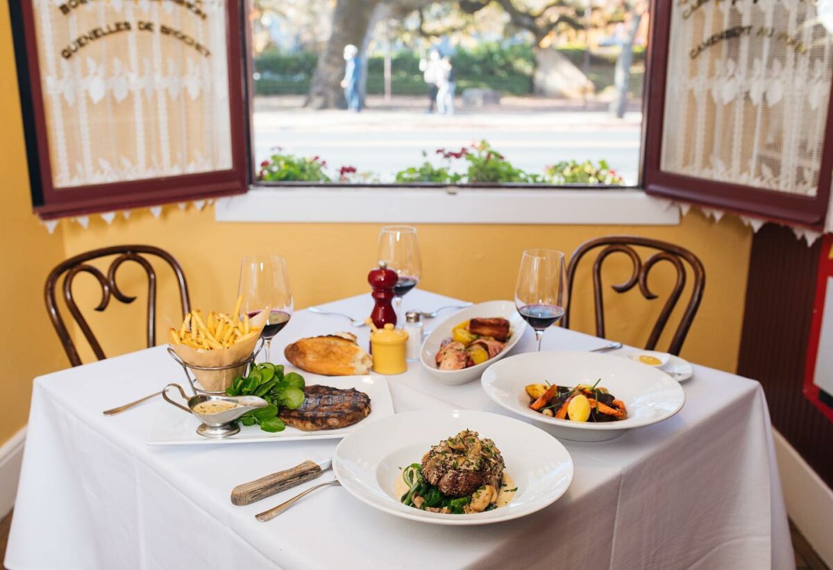 Classic French dishes at Bistro Jeanty in Yountville. (Courtesy of Bistro Jeanty)