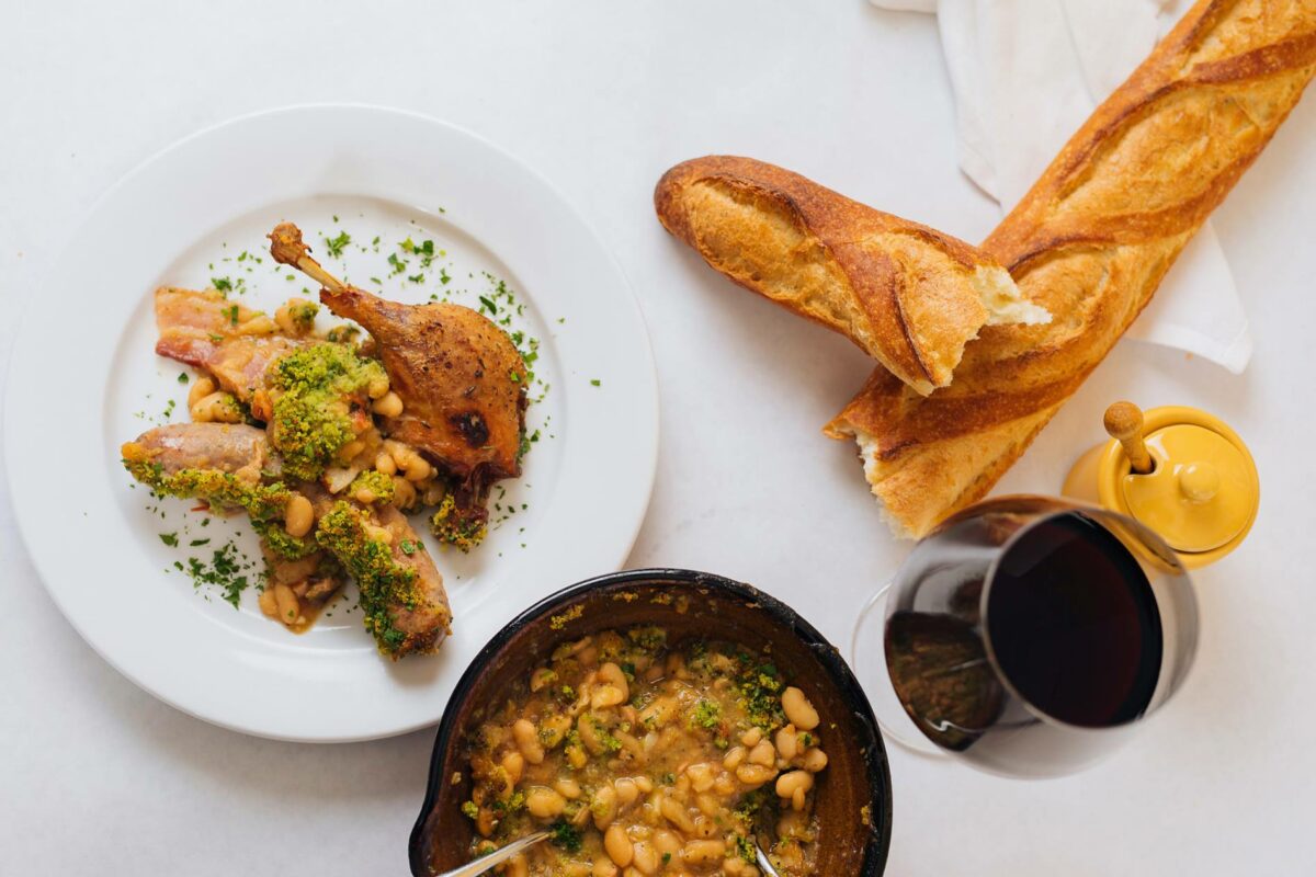 Cassoulet with baked beans, duck confit, sausage and apple smoked bacon at Bistro Jeanty in Yountville. (Courtesy of Bistro Jeanty)