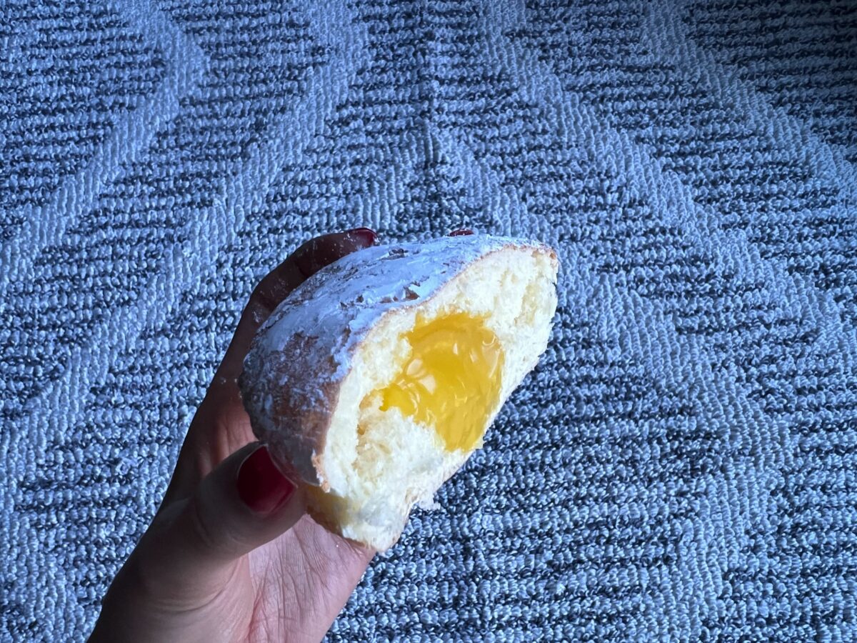 This jelly doughnut with lemon curd from Jelly Donut raises the bar for flavor. (Lonnie Hayes)