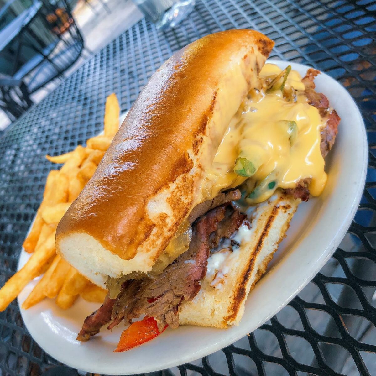 Cheesesteak sandwich from The Oxbow in Guerneville. (The Oxbow)