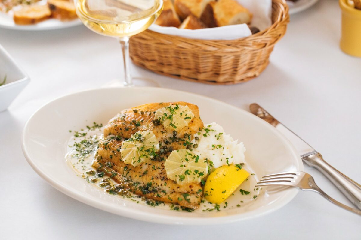 Sole Meunière at Bistro Jeanty in Yountville. (Courtesy of Bistro Jeanty)