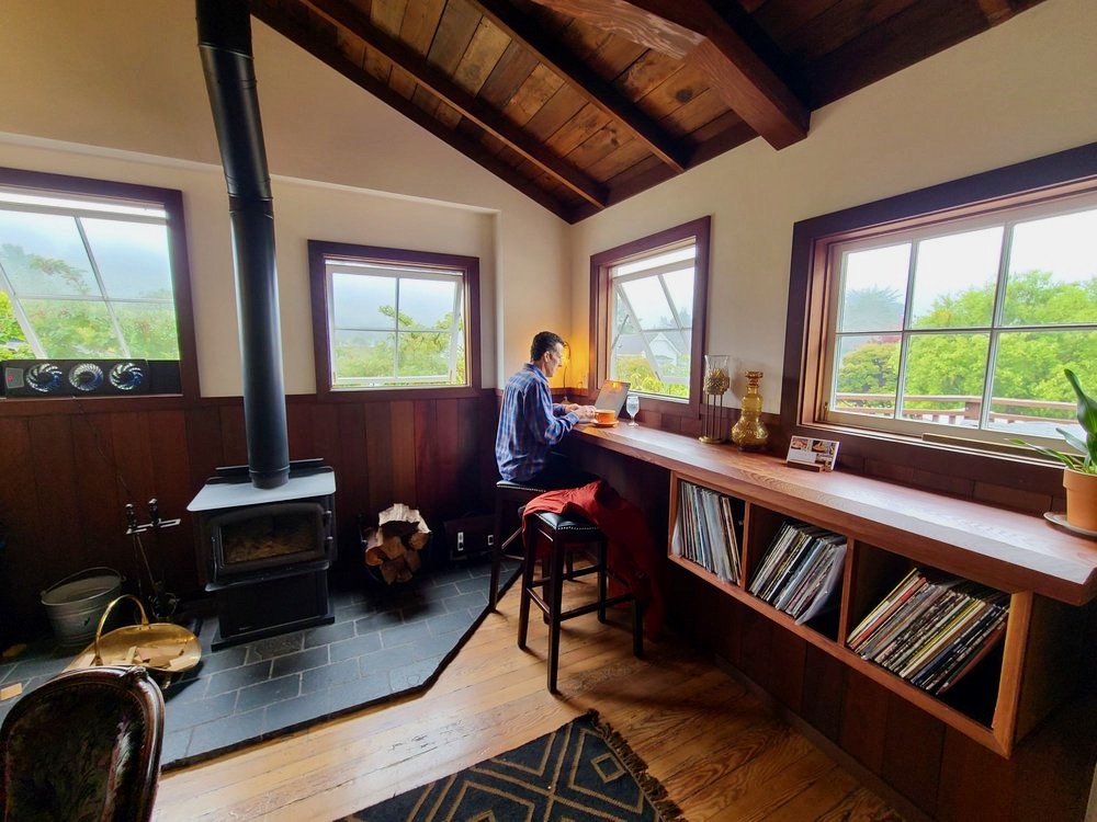 True to its name, The Waiting Room is the waiting lounge for the adjacent and perpetually popular Café Beaujolais. (Sue S. / Yelp)