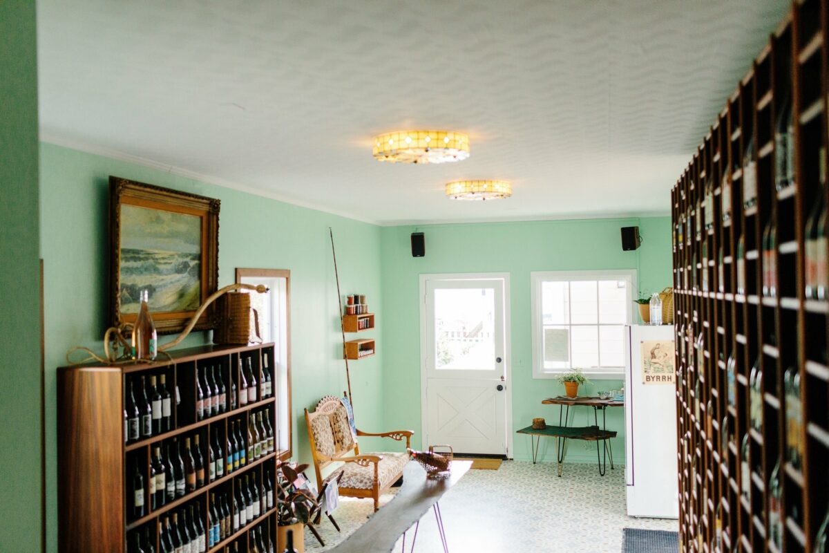 The wine shop at Fog Eater Cafe in Mendocino. (Fog Eater Cafe)