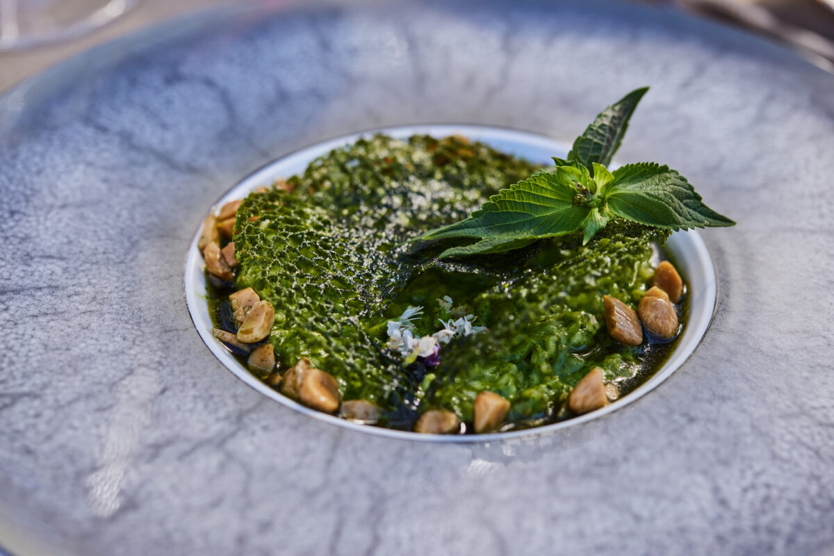 Food pairing prepared by Chef Daniel Beal at Jordan Vineyard & Winery in Healdsburg. (Matt Armendariz)