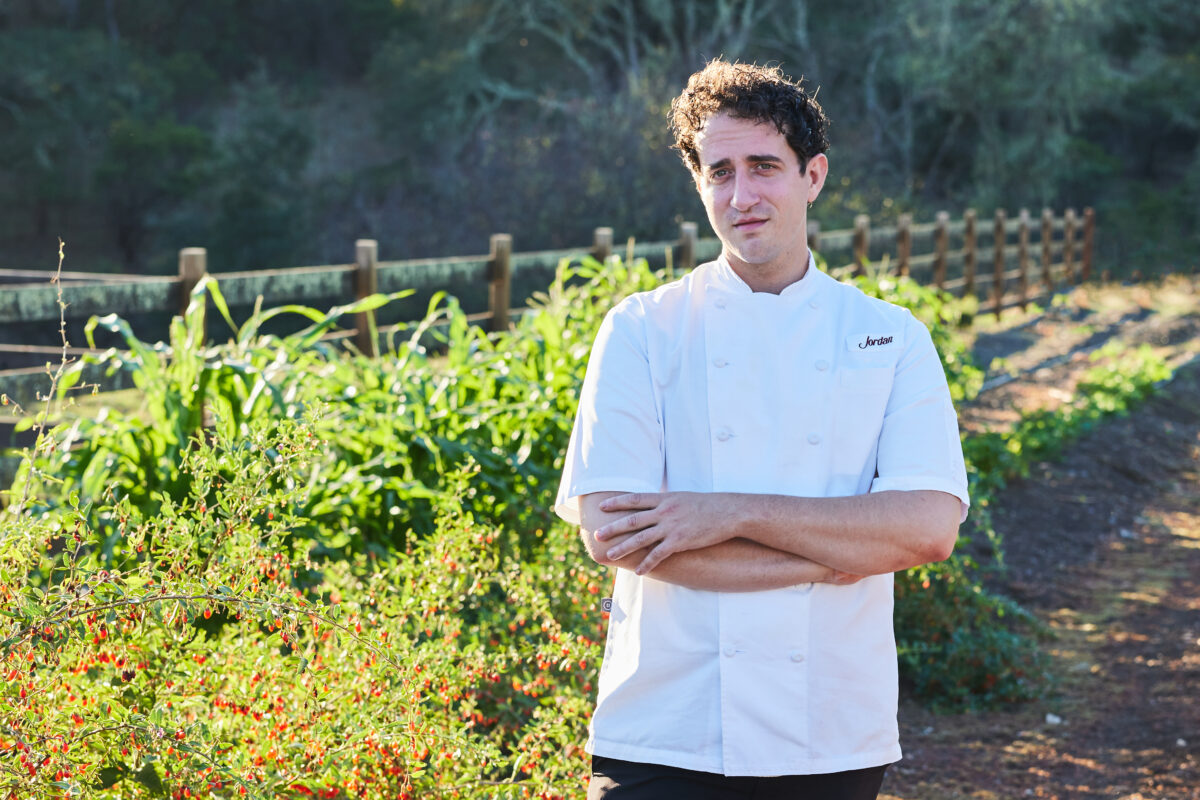 Chef Daniel Beal at Jordan Vineyard & Winery in Healdsburg. (Matt Armendariz)