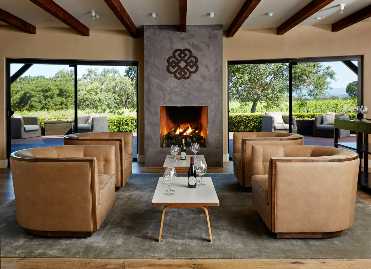 The tasting room at Benovia Winery in Santa Rosa. (Benovia Winery)