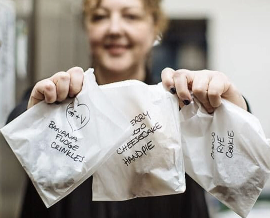 Owner Dawn Zaft of Criminal Baking Co. in Santa Rosa. (Facebook)