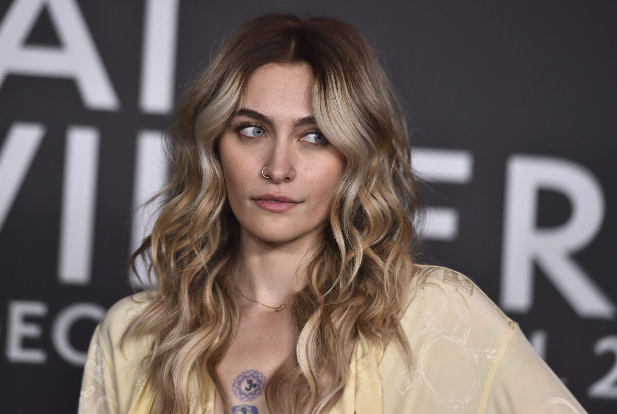 Paris Jackson arrives at the Celine Fall/Winter 2023 Fashion Show on Thursday, Dec. 8, 2022, at The Wiltern in Los Angeles. (Photo by Jordan Strauss/Invision/AP)