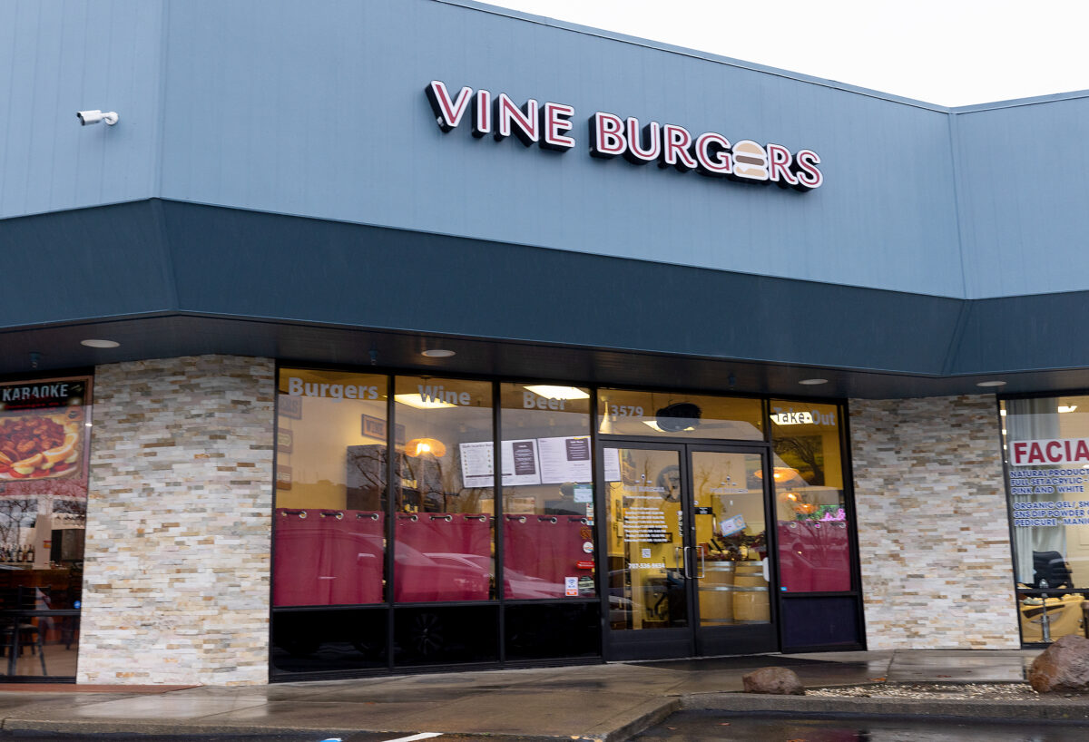 Vine Burgers in Santa Rosa Wednesday, Jan. 11, 2023. (John Burgess/The Press Democrat)