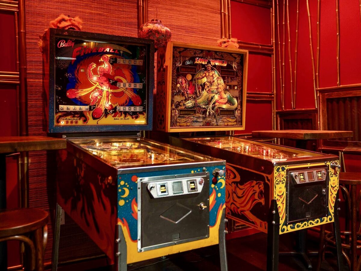 Pinball machine at Kapu tiki bar in Petaluma. (Kapu Bar)