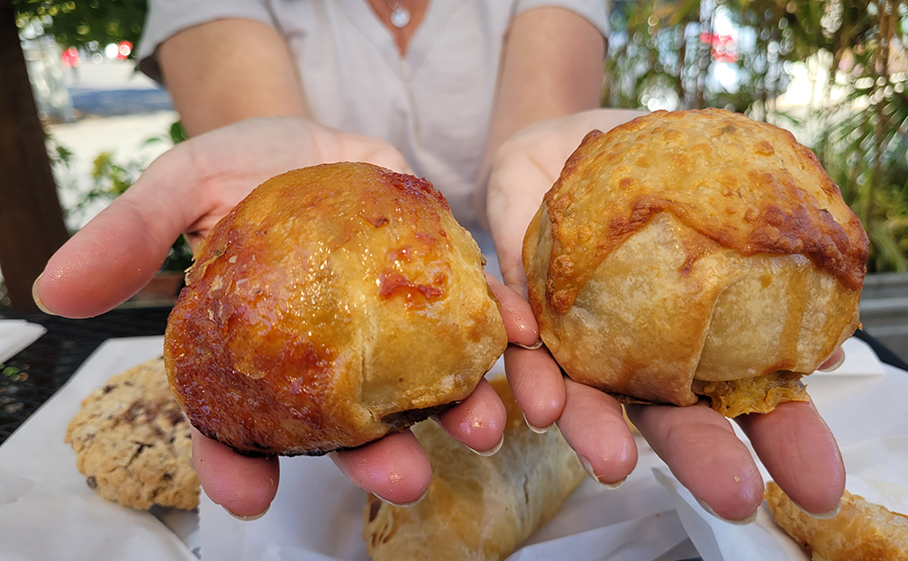 Knishes at Criminal Baking Co. (Heather Irwin)