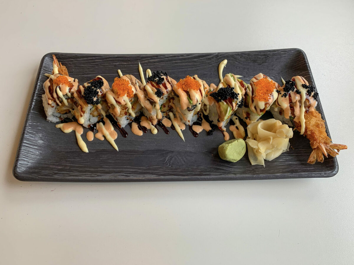 Tiger Roll at Asahi Sushi in Healdsburg. Photo: Nobuyuki Asahi.