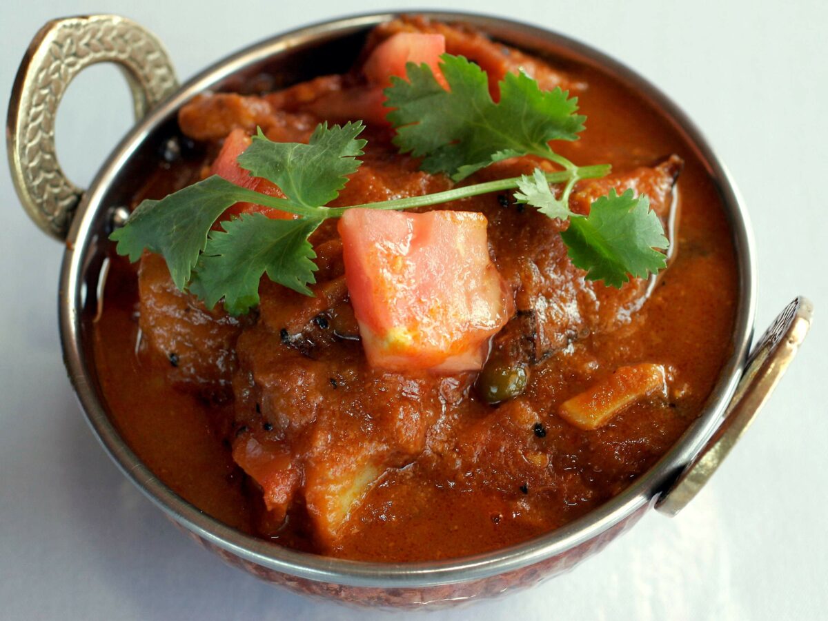 Aloo Bhanta at Everest Indian Restaurant.