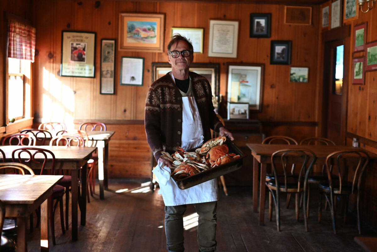 Executive chef Mark Malicki at Casino Bar & Grill in Bodega, Calif. Dec. 2, 2022. (Erik Castro/for Sonoma Magazine)