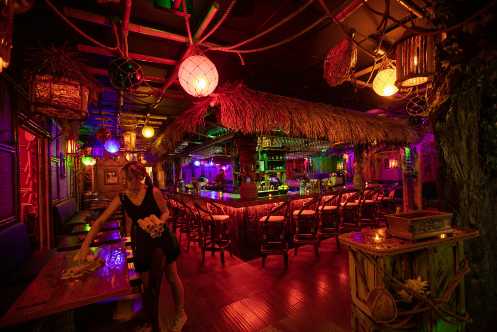 Kapu Bar, tiki bar and restaurant in the heart of downtown Petaluma on Keller street February 1, 2023 (Chad Surmick / The Press Democrat)