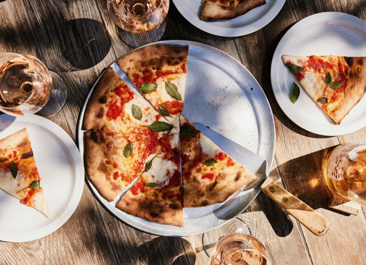 Pizza from Farmhouse Inn's Farmstand in Forestville. (Aubrie Pick)